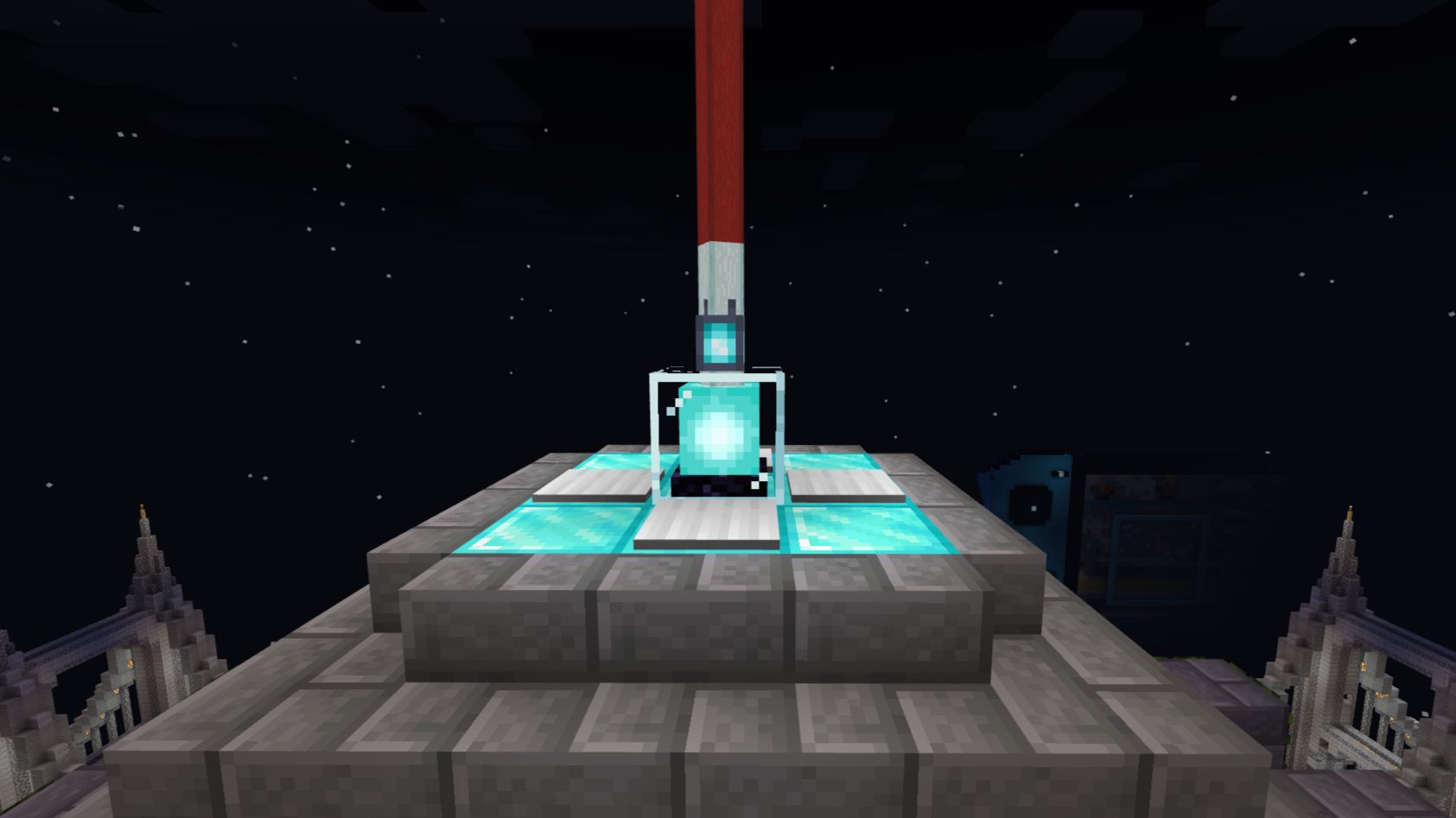 Minecraft Sky War game Map