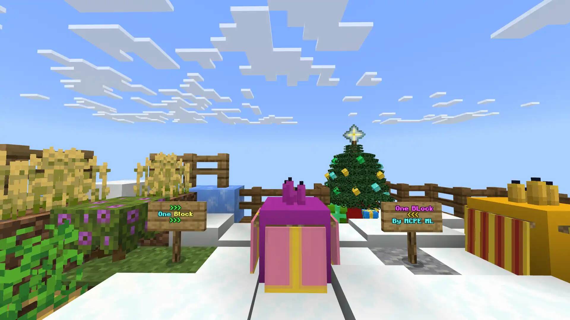 Minecraft Christmas One Block
