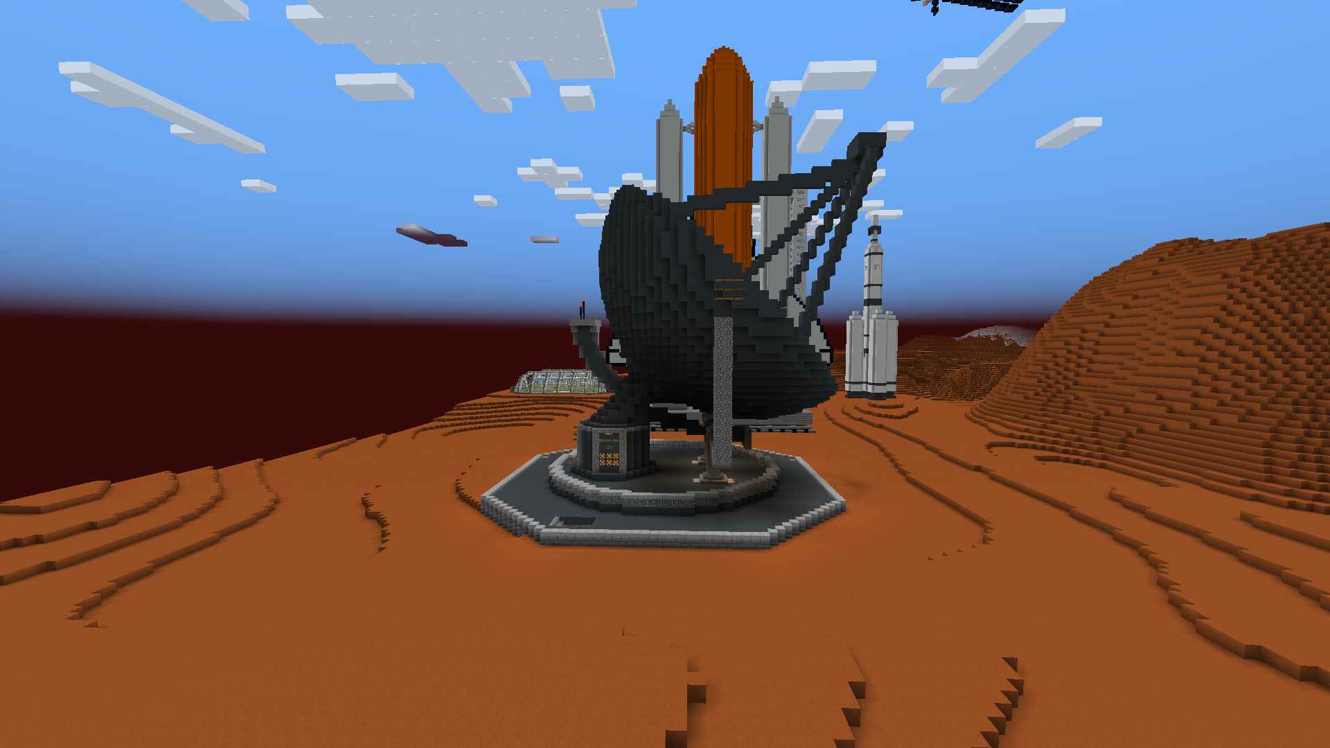 Minecraft Mars Planet Map