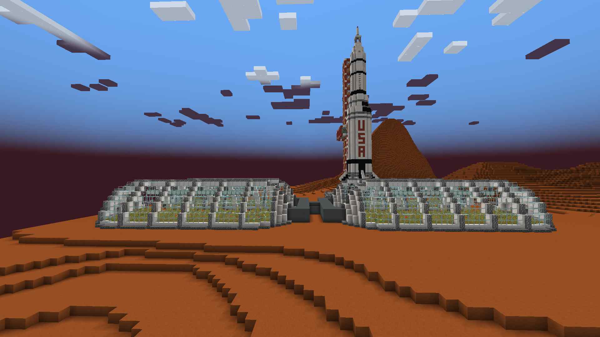 Minecraft Mars Planet Map