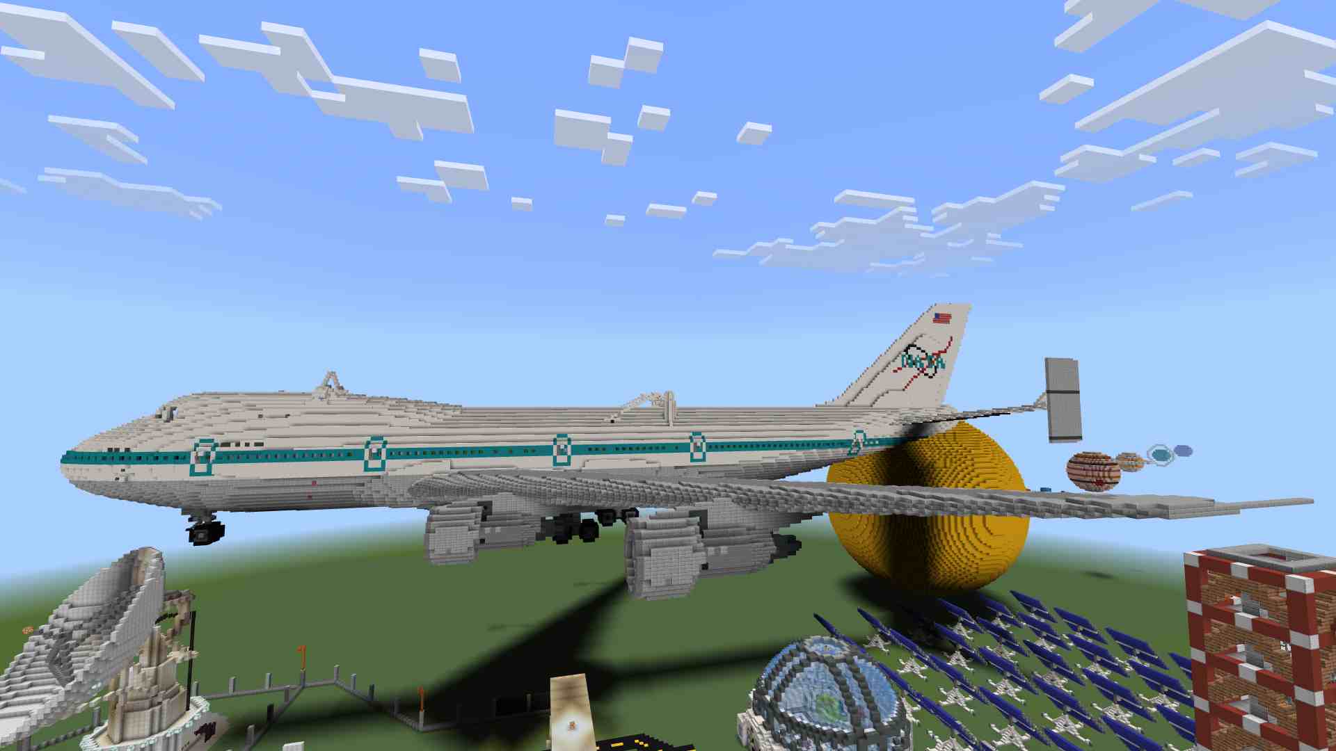 Minecraft NASA Solar System Map