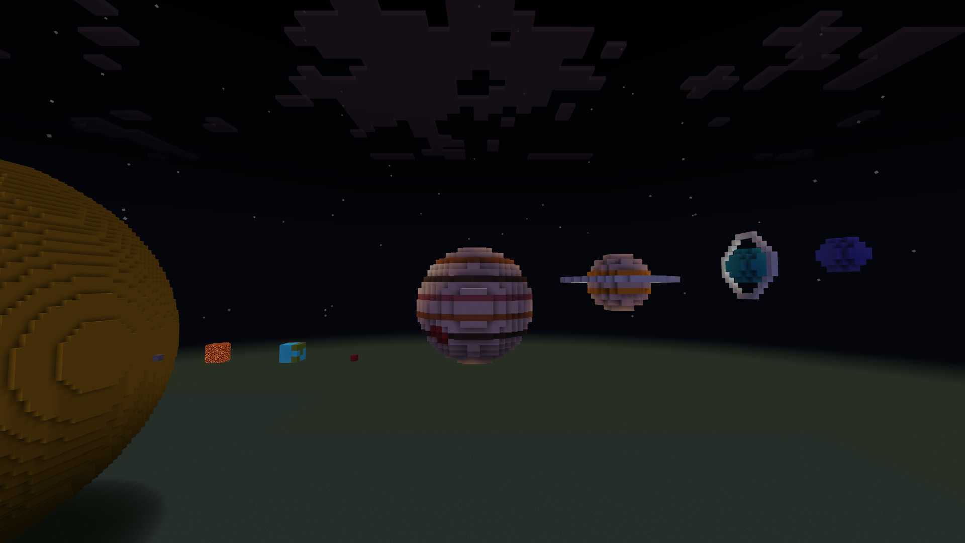 Minecraft NASA Solar System Map