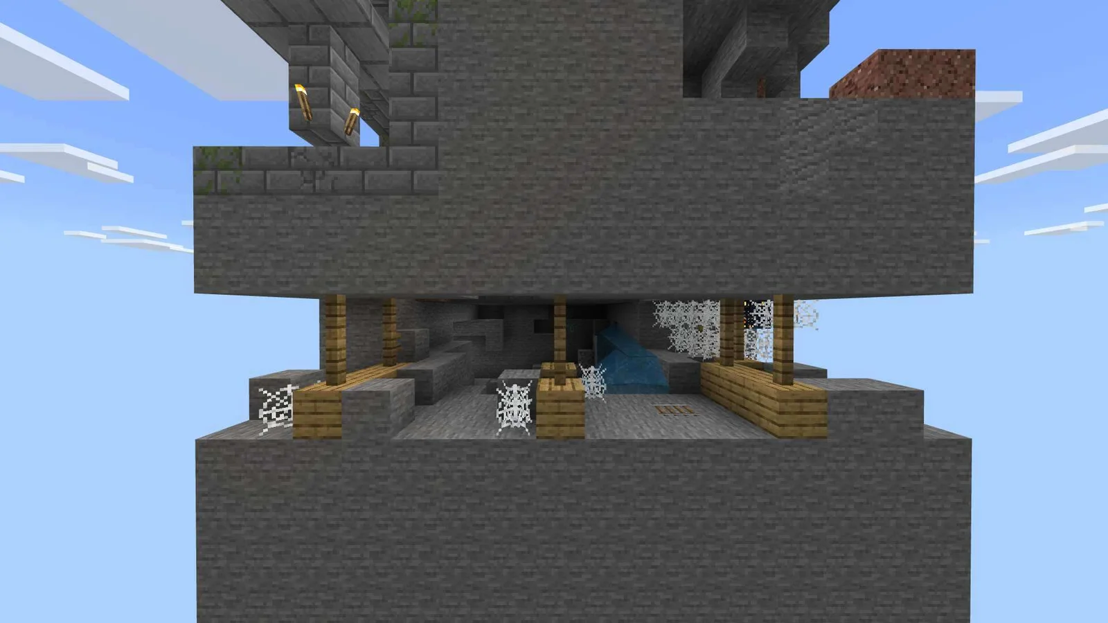 Minecraft Upside Down Chunk