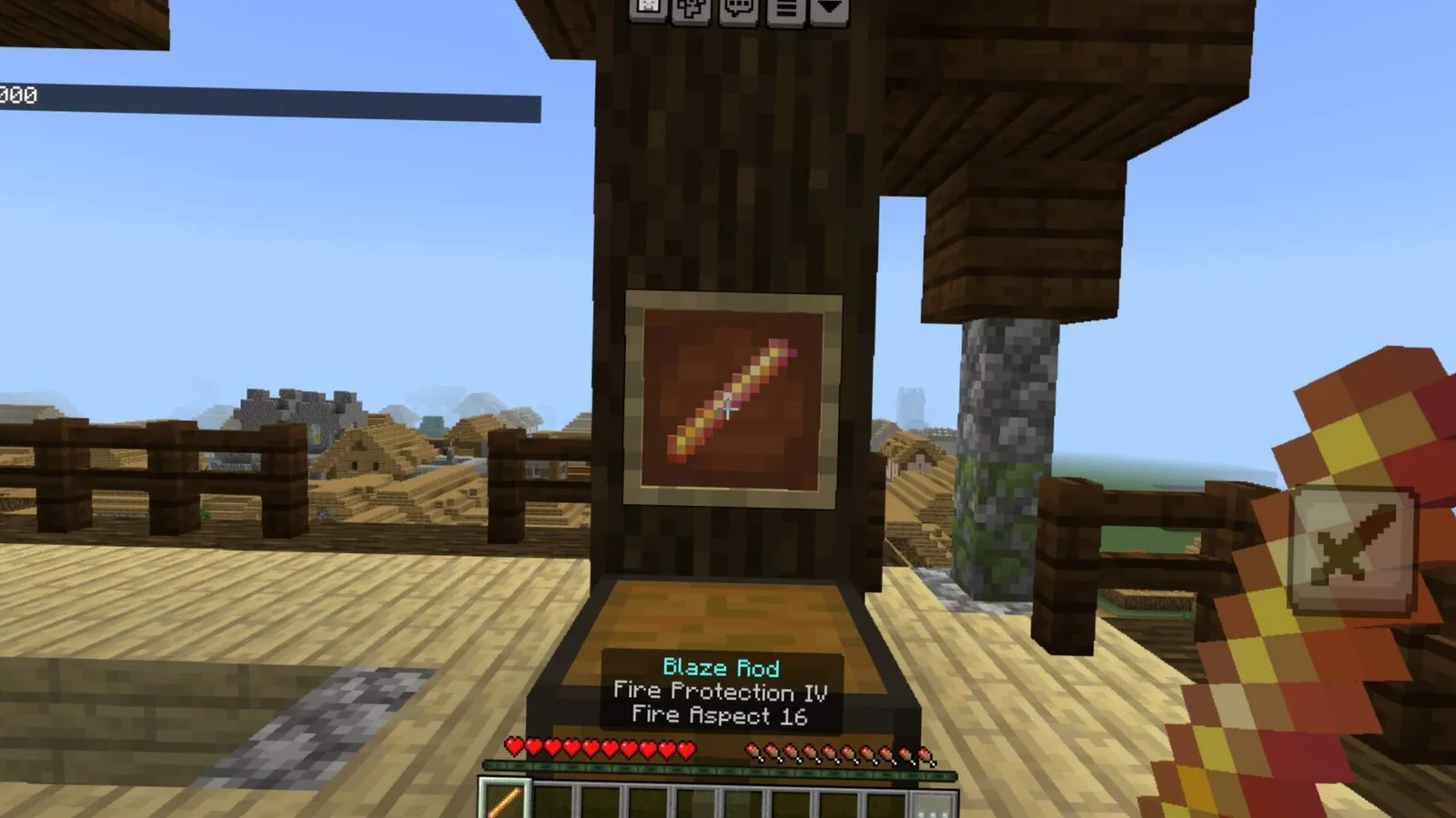 Minecraft Flat World Village Map