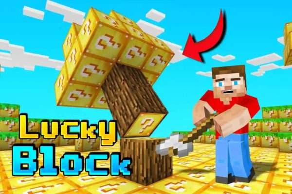 Minecraft Lucky Tree Block