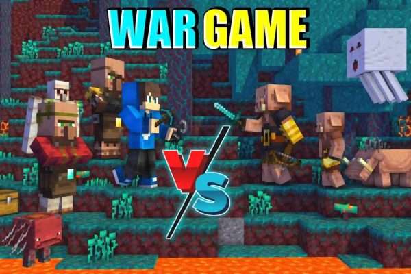 Minecraft Nether and End Portal War Game