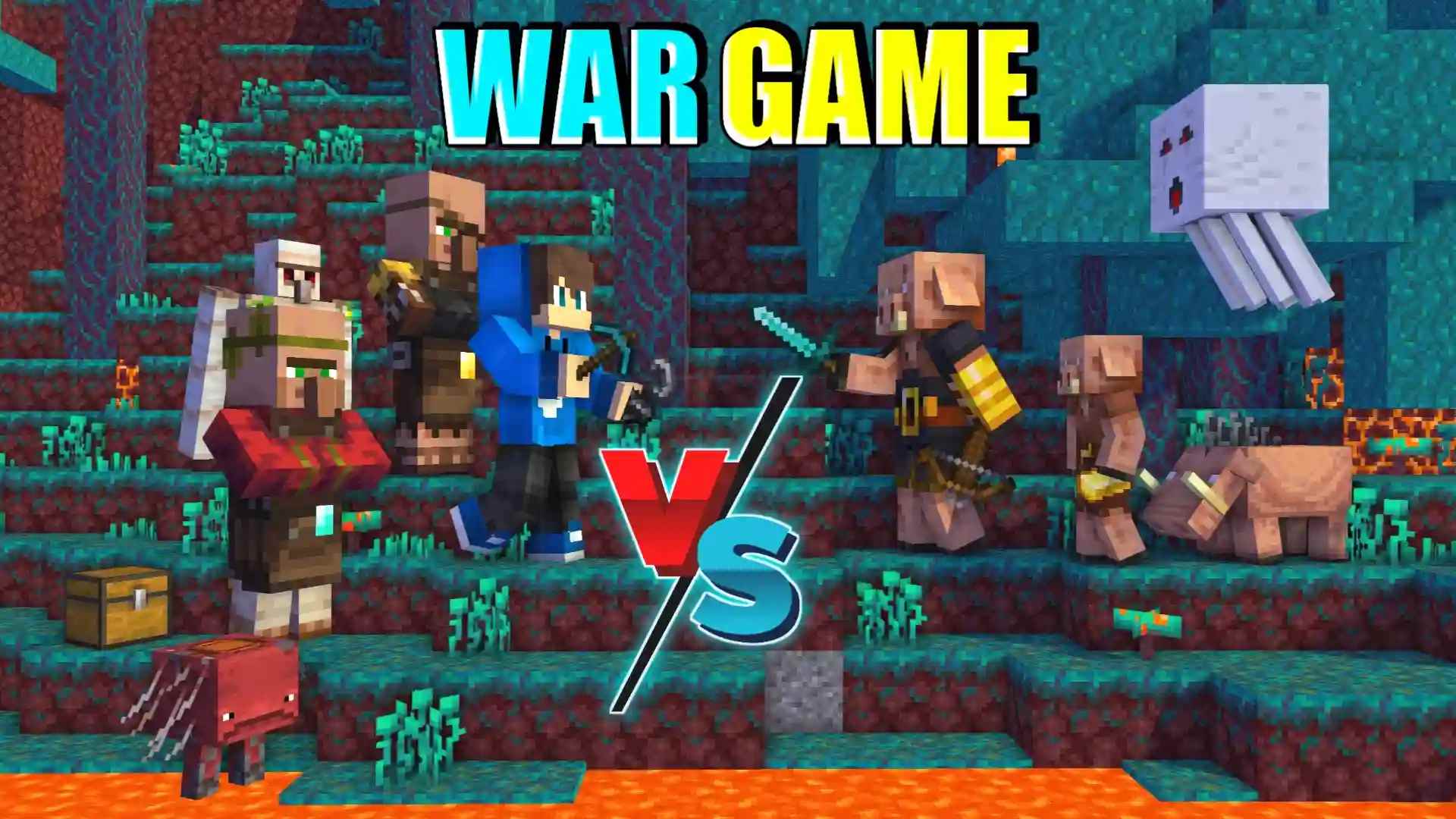 Minecraft Nether and End Portal War Game