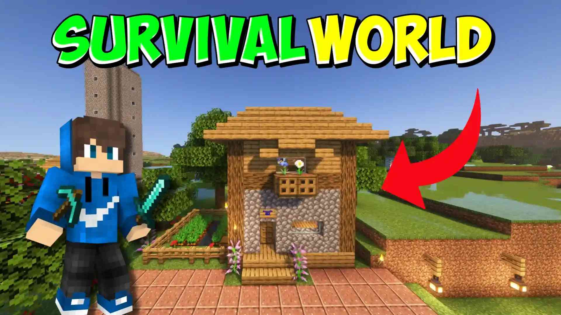 Minecraft Survival World Map