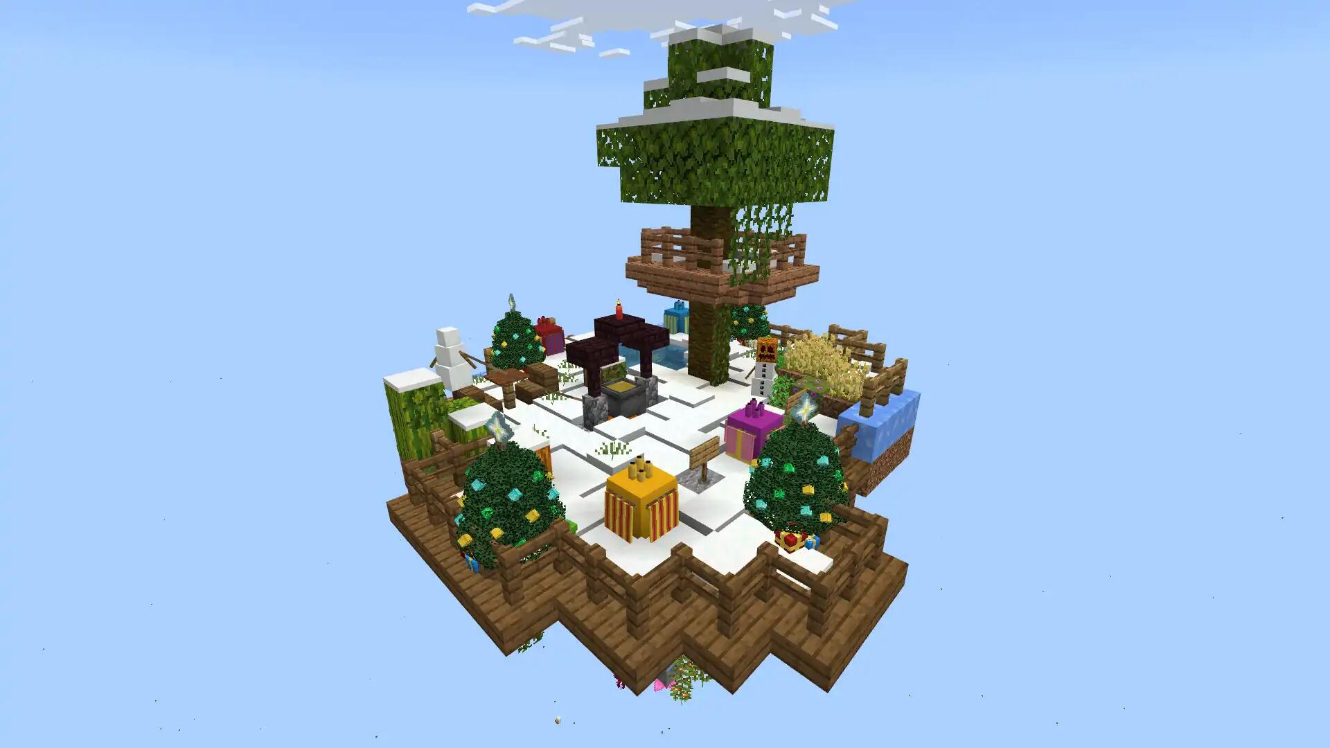 Minecraft Christmas One Block