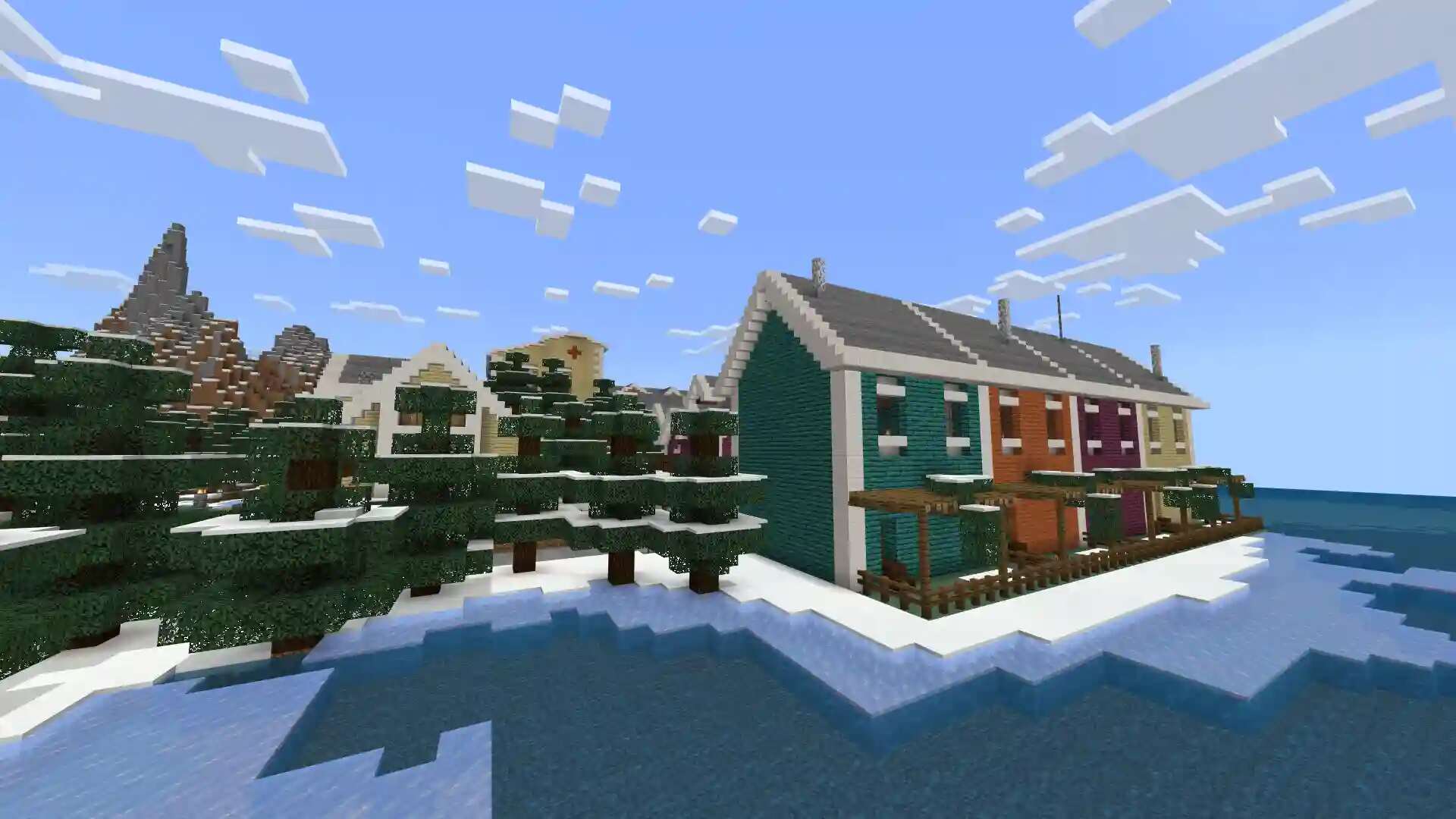 Minecraft Ice Island Map