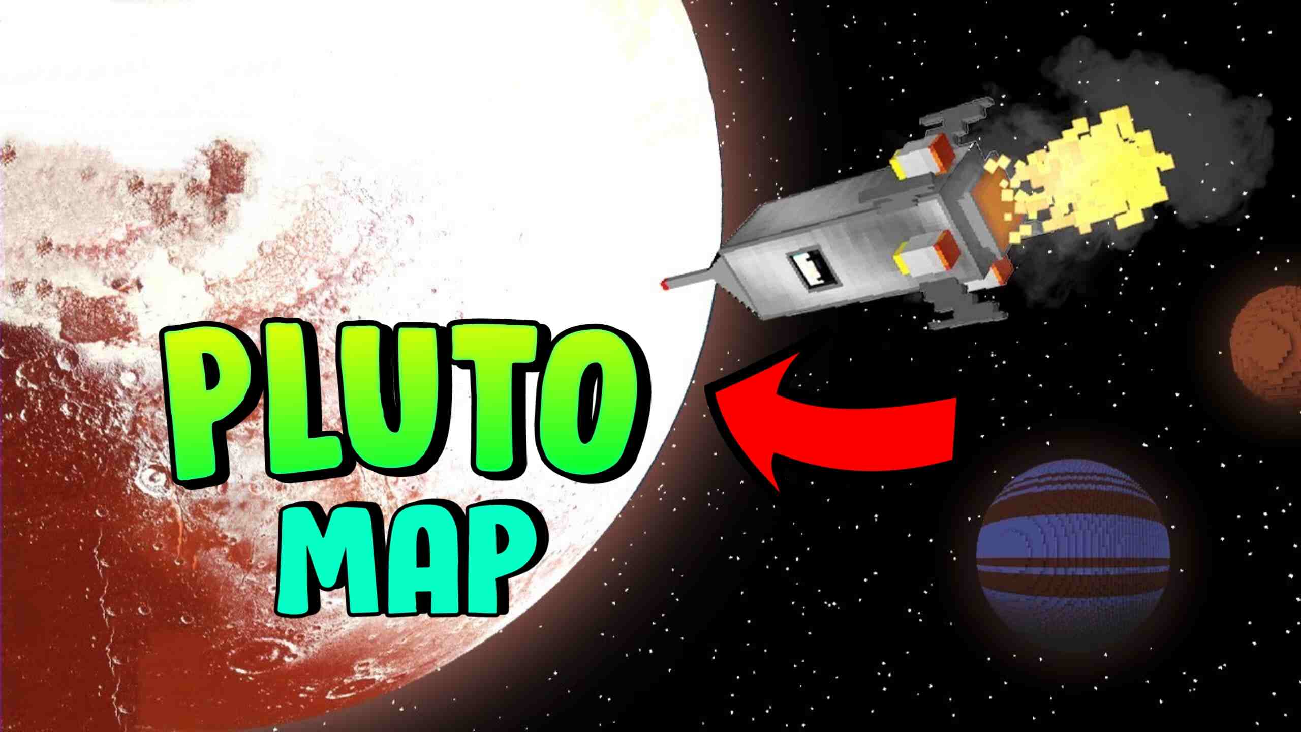 Minecraft Pluto Planet Map